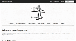 Desktop Screenshot of ironworkergear.com